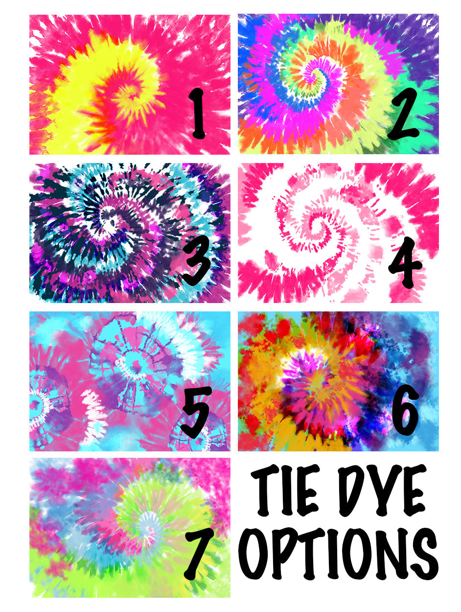 Hockey Cooling Towel with Tie Dye Background