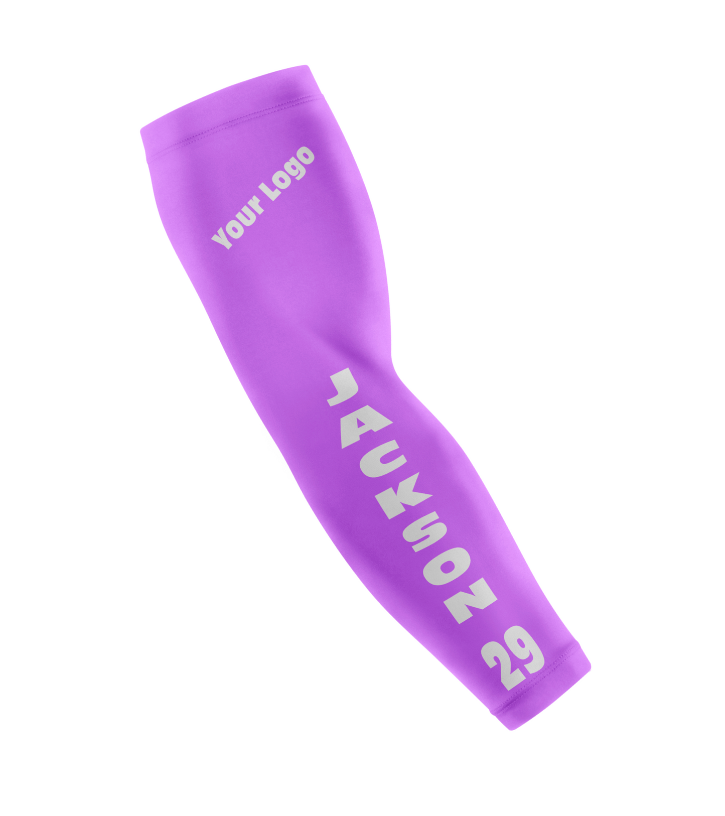 Custom Logo Arm Sleeves for Baseball, Softball, Basketball, Add Your Own Logo