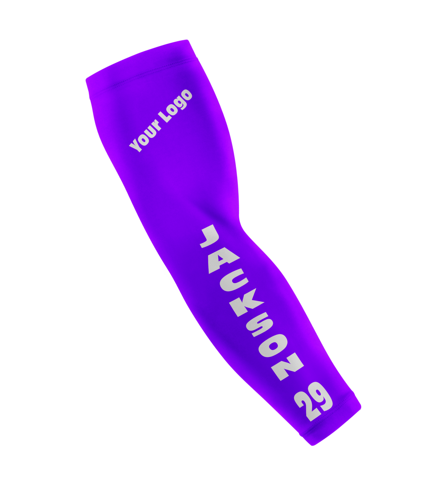 Custom Logo Arm Sleeves for Baseball, Softball, Basketball, Add Your Own Logo