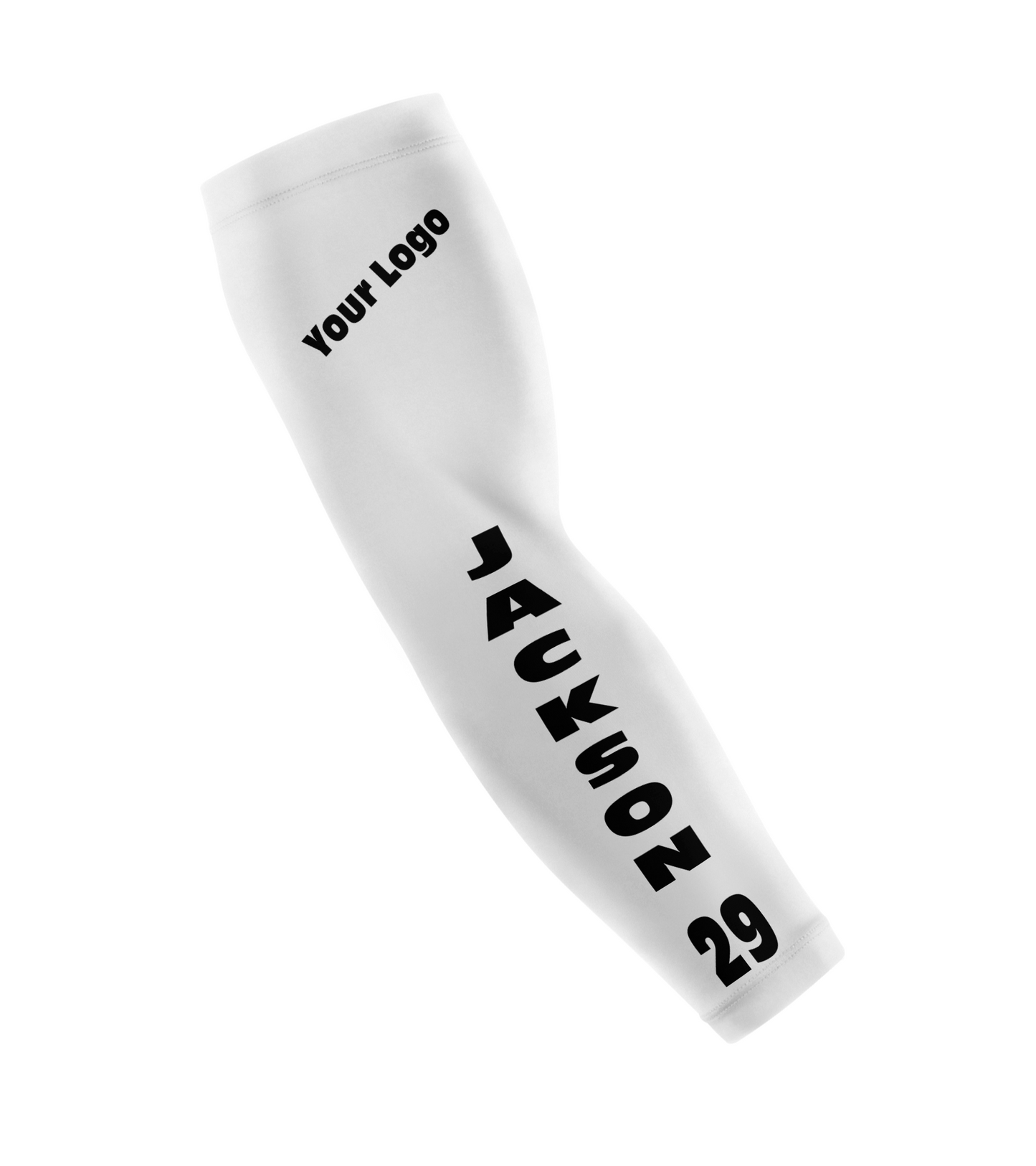Custom Logo Arm Sleeves for Baseball, Softball, Basketball, Add Your Own Logo