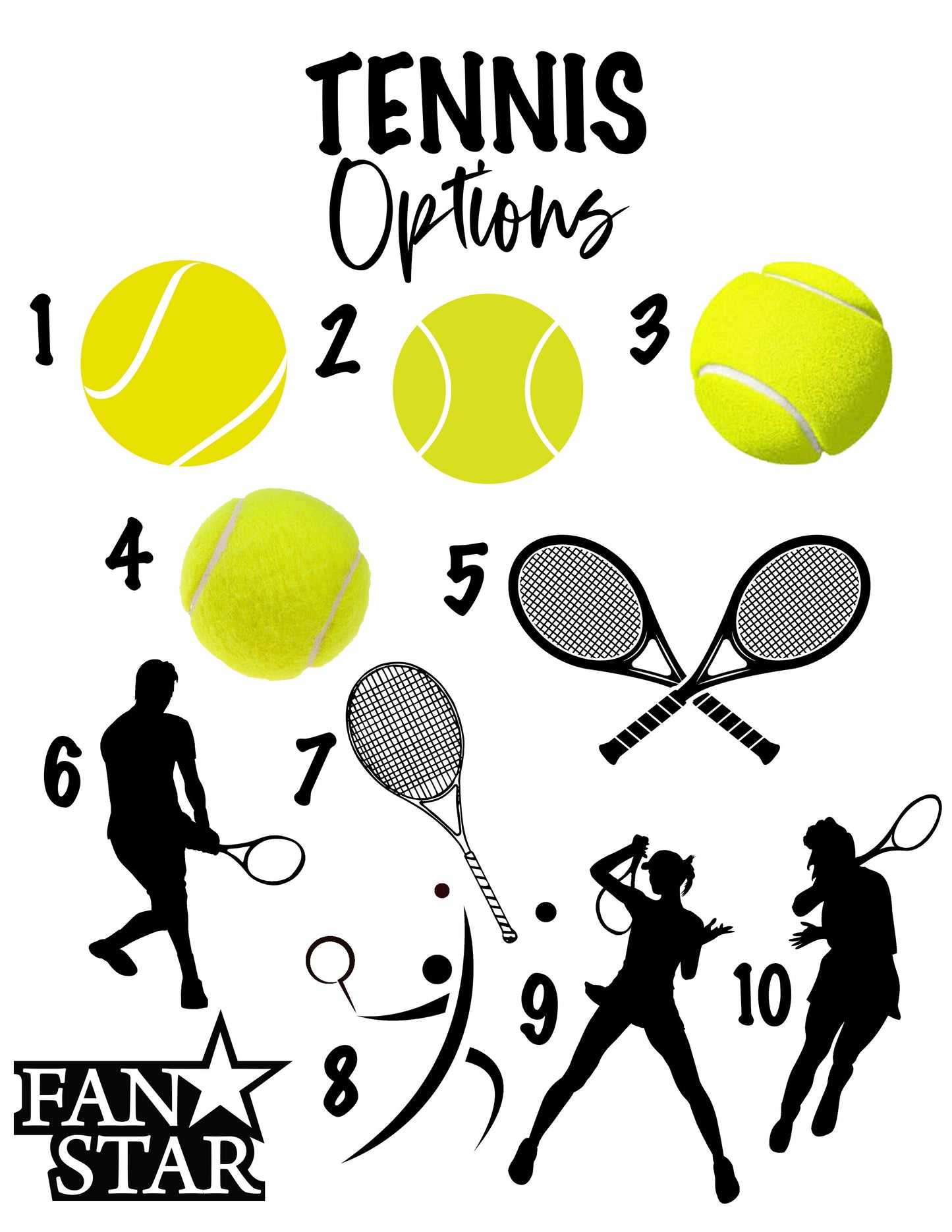 Tennis Chapstick Holder with Image Options