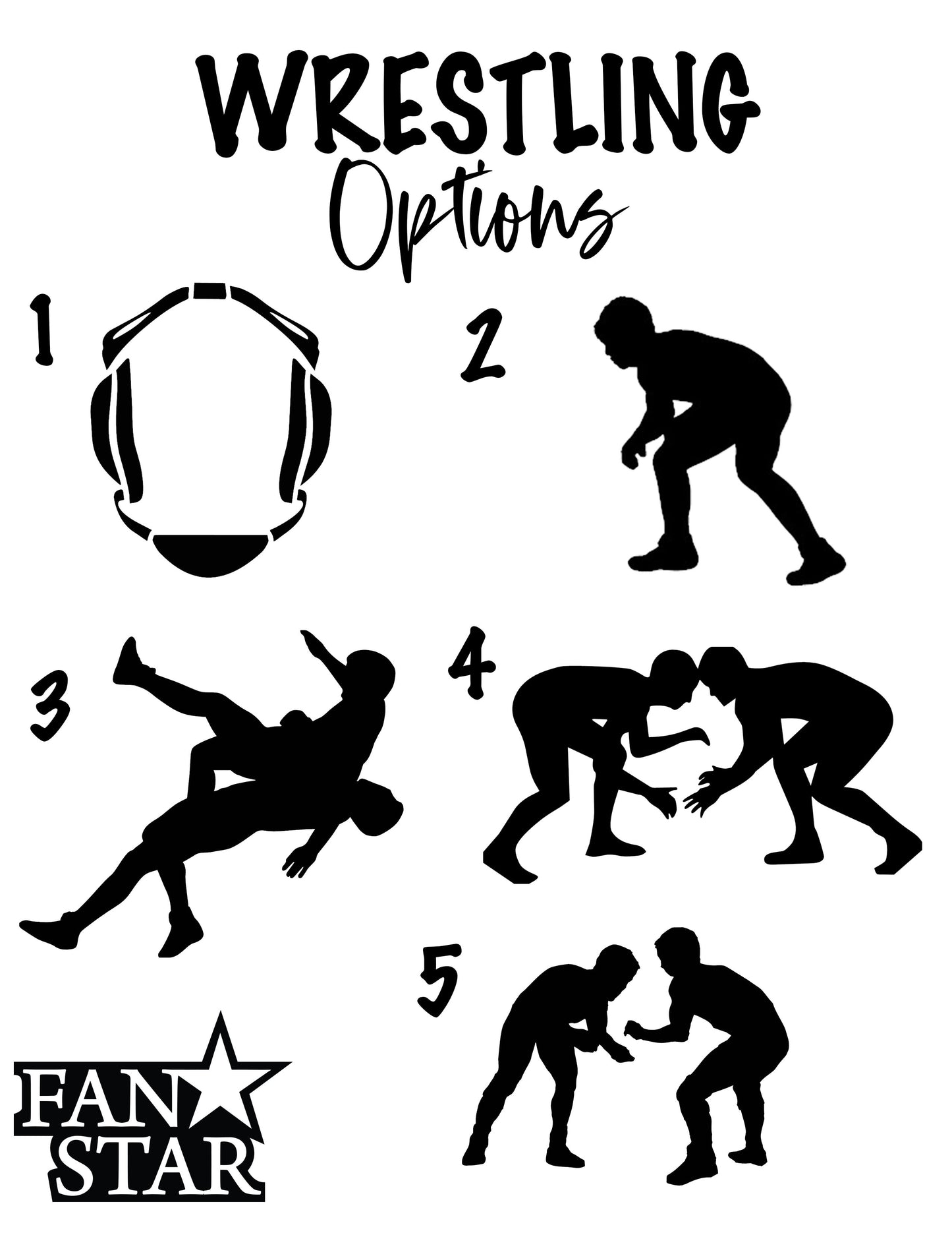 Wrestling Cooling Towel with Ombre Background