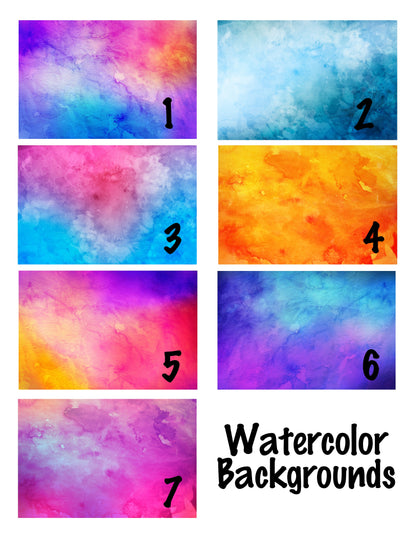 Softball Cooling Towel with Watercolor Background