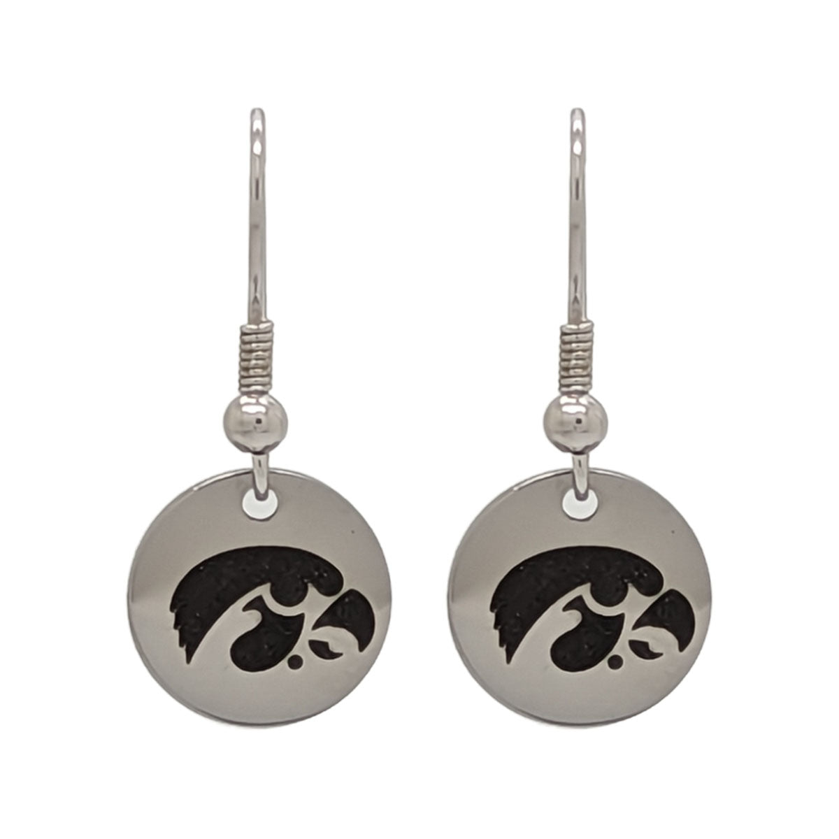 Hawkeye Logo Earrings - Iowa
