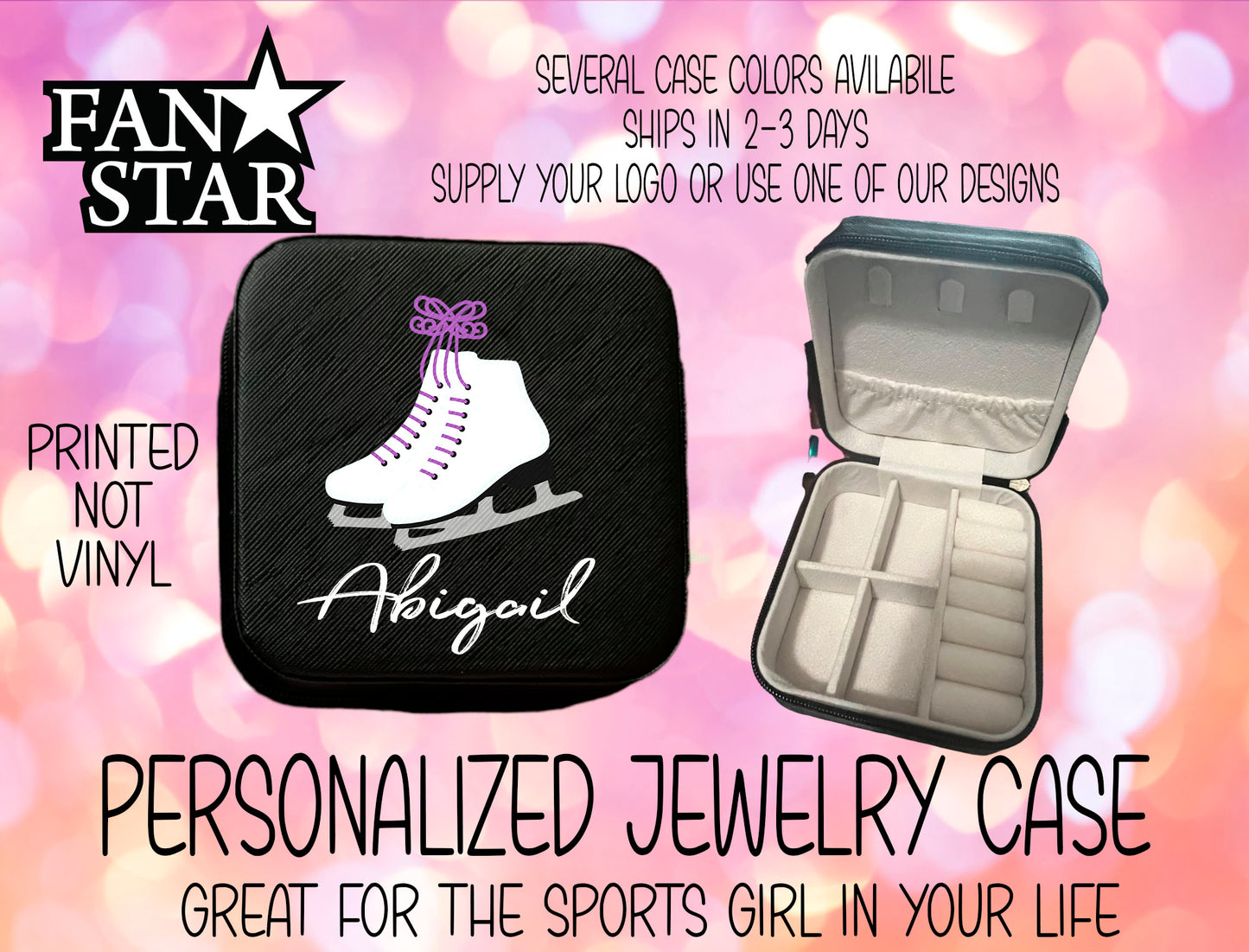 Personalized Figure Skating Jewelry Box