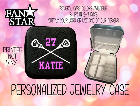 Personalized Lacrosse Jewelry Box