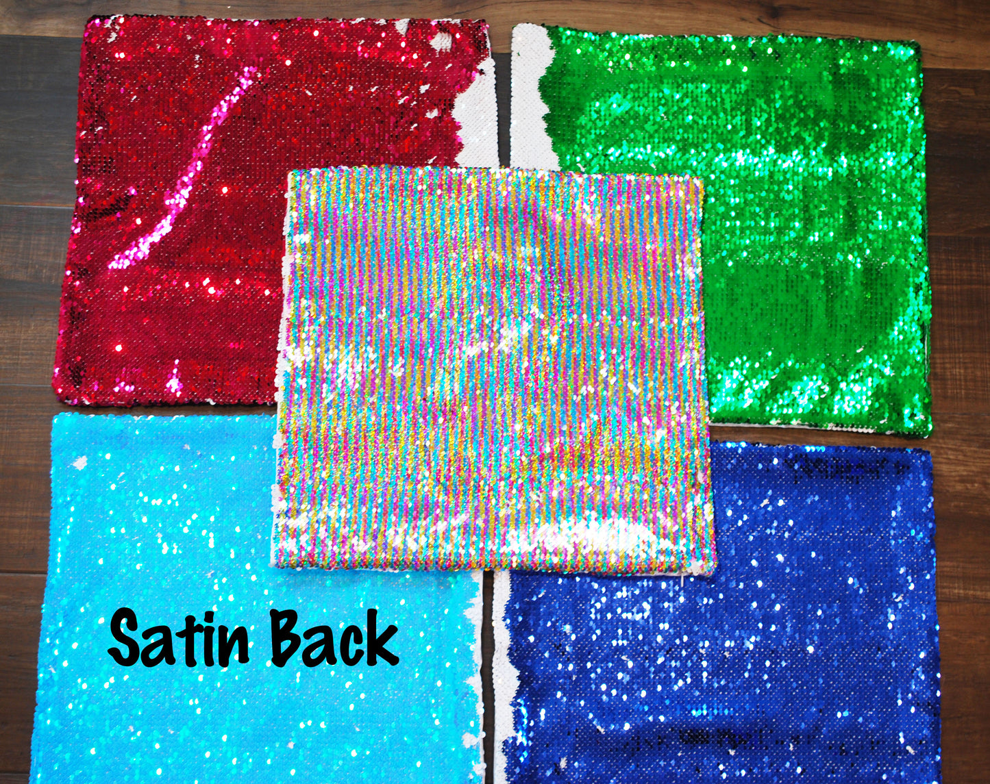 CUSTOM SEQUIN PILLOW - SOUTH FLORIDA GREEN & GOLD