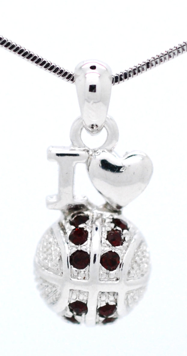 Basketball LOVE Necklace