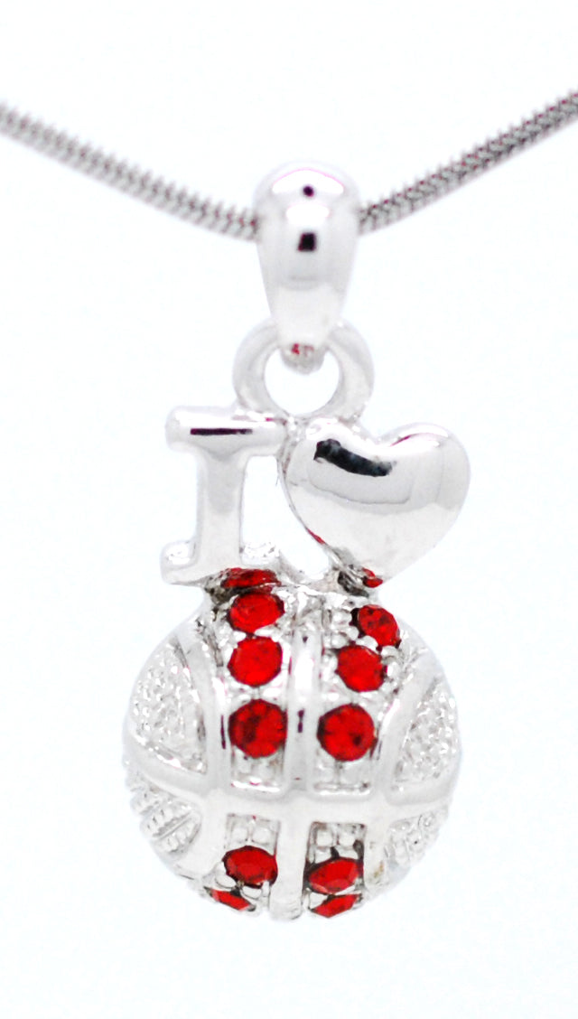 Basketball LOVE Necklace