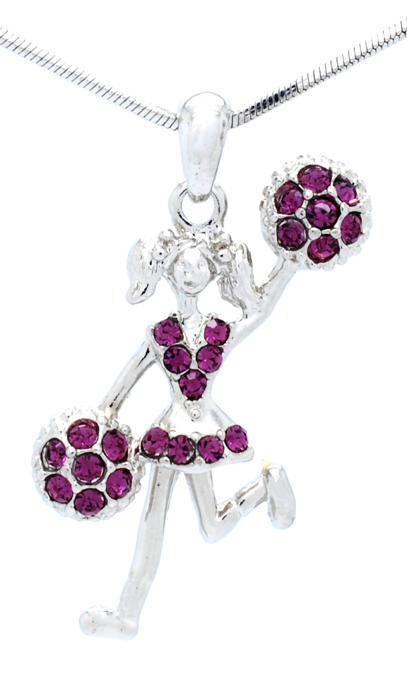 Cheer Necklace - Poms Half