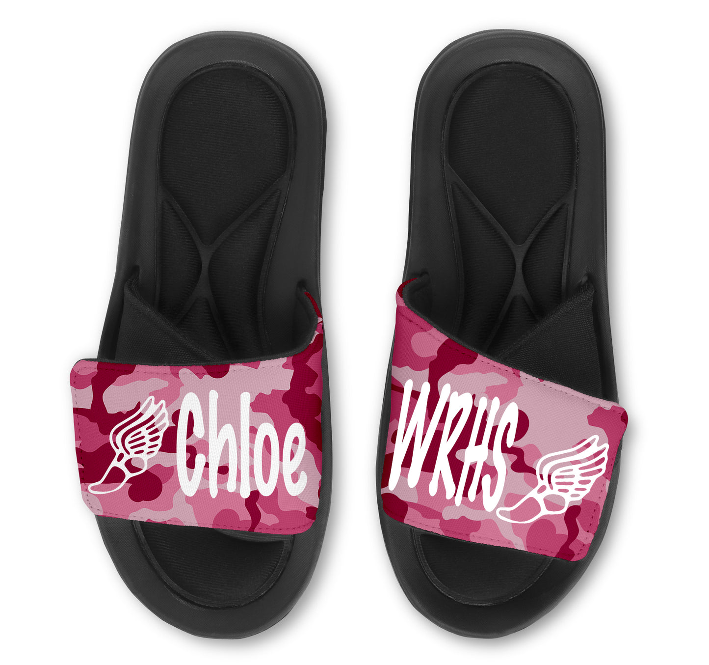 Track Custom Slides / Sandals - Camo