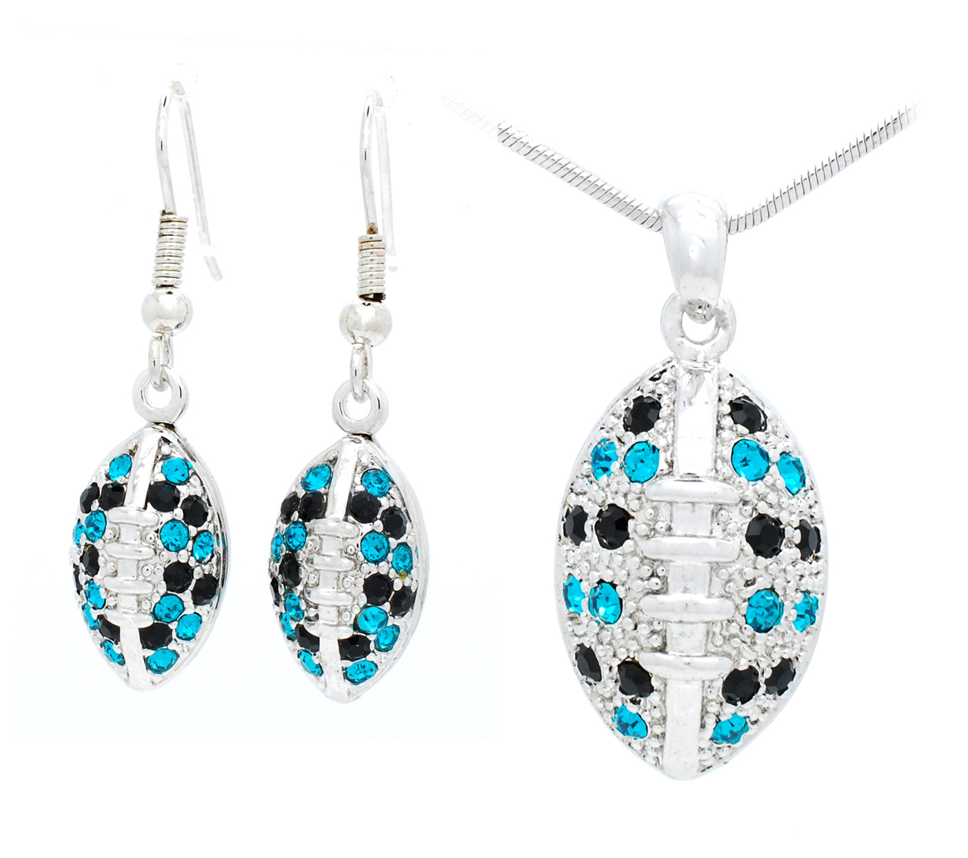 Football Necklace & Earring Set