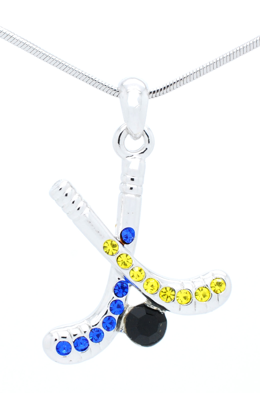 Hockey Stick Necklace - Large Two Color