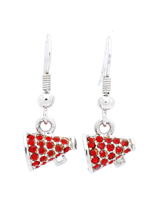 Cheer Megaphone DANGLE Earrings