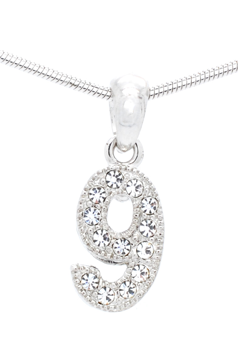 Number Pendant Charms