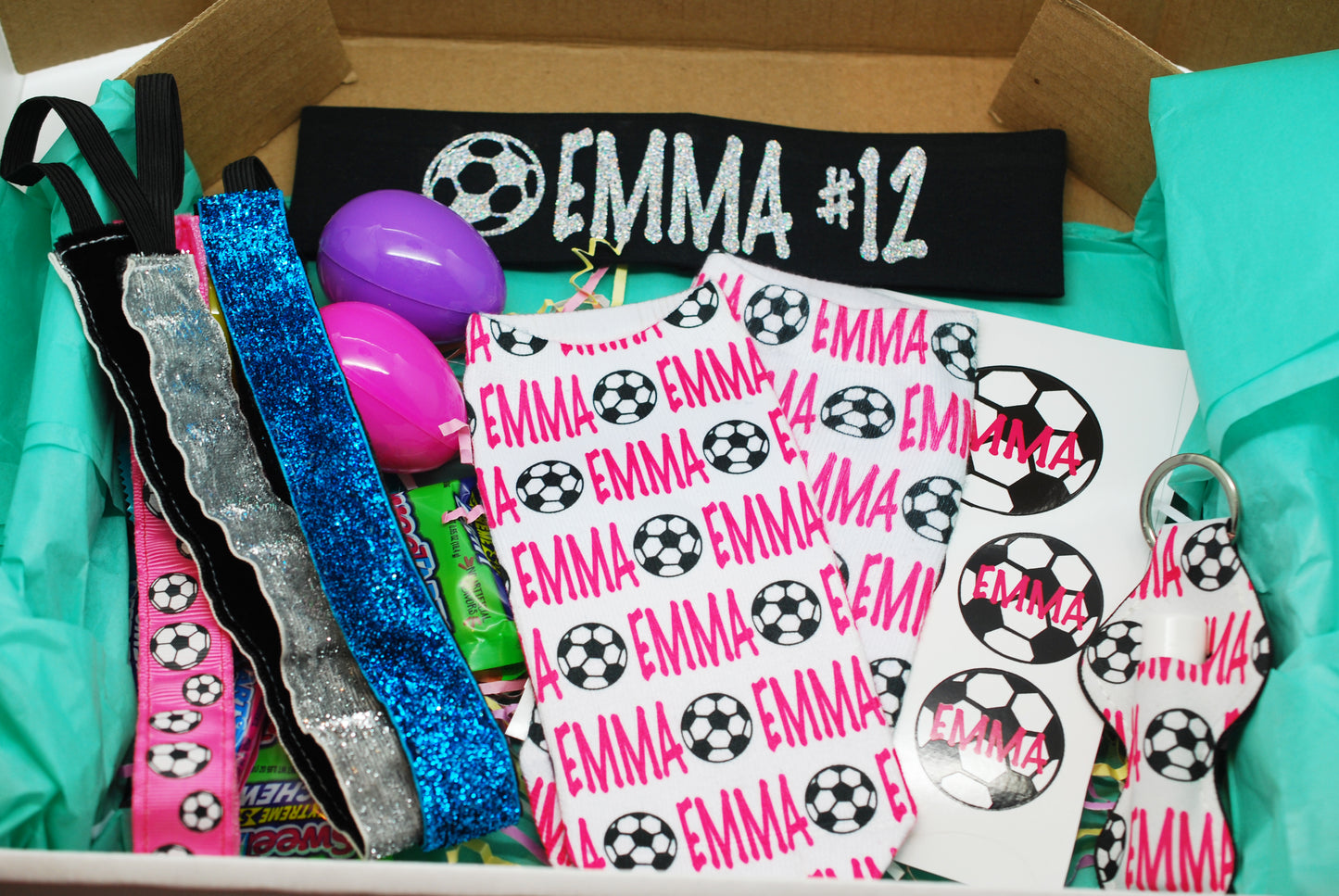 PERSONALIZED SPORTS GIFT BOXES! CHOOSE YOUR SPORT - RETAIL VALUE OVER $55