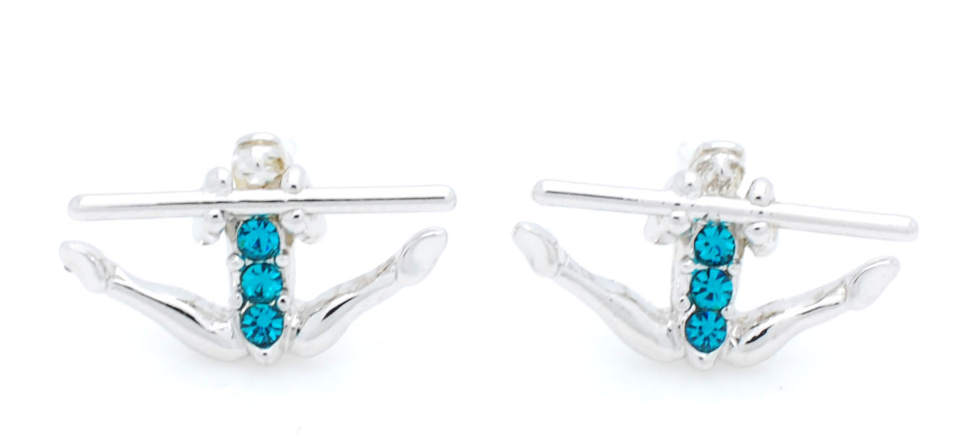 Gymnast DANGLE Earrings - Uneven Bars