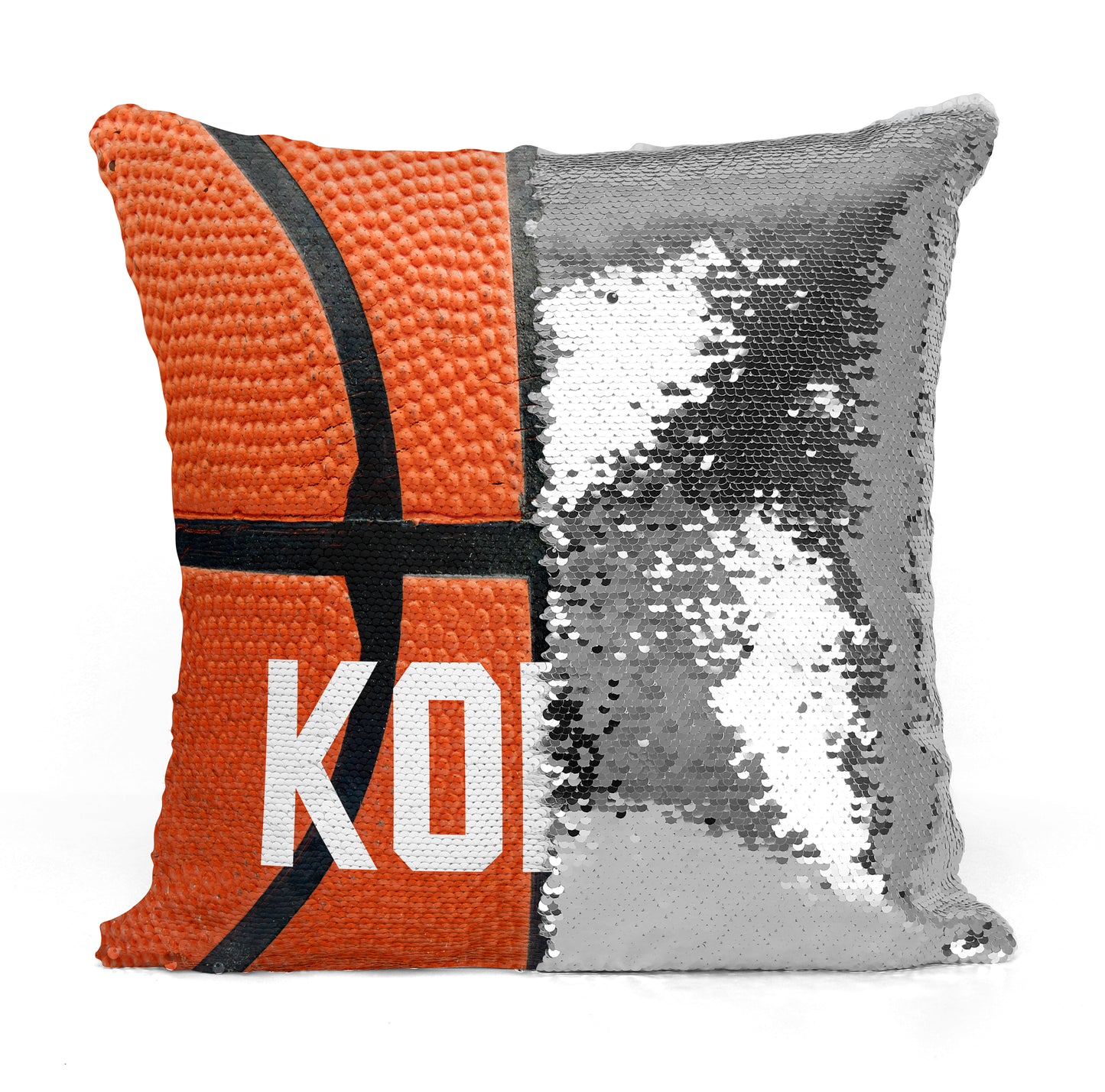 Custom Personalized BASKETBALL (Full) Sequin Mermaid Flip Pillow