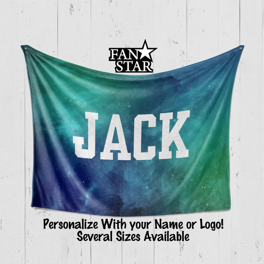 Personalized Space Blanket, Plush Blanket