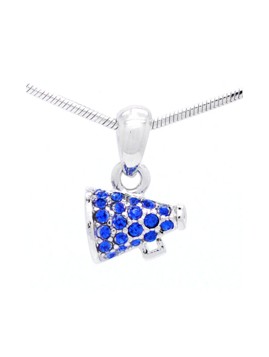 Cheer Megaphone Pendant Necklace