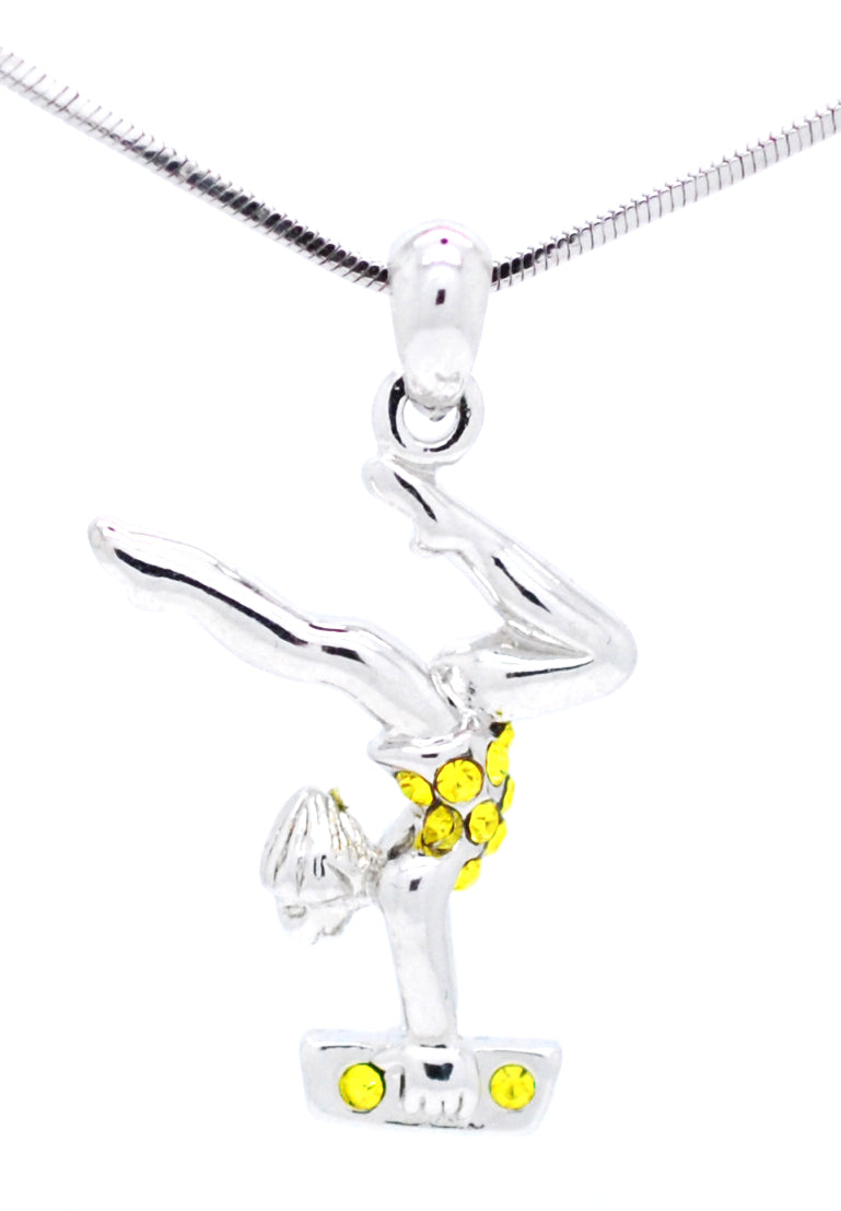 Gymnast Necklace - Beam Stag Pose