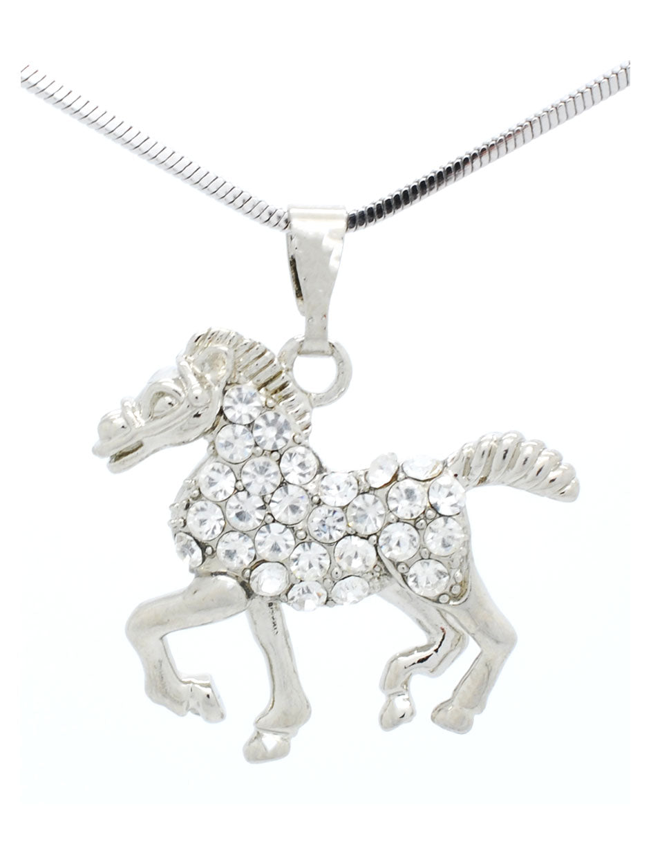 Horse Necklace Trotting