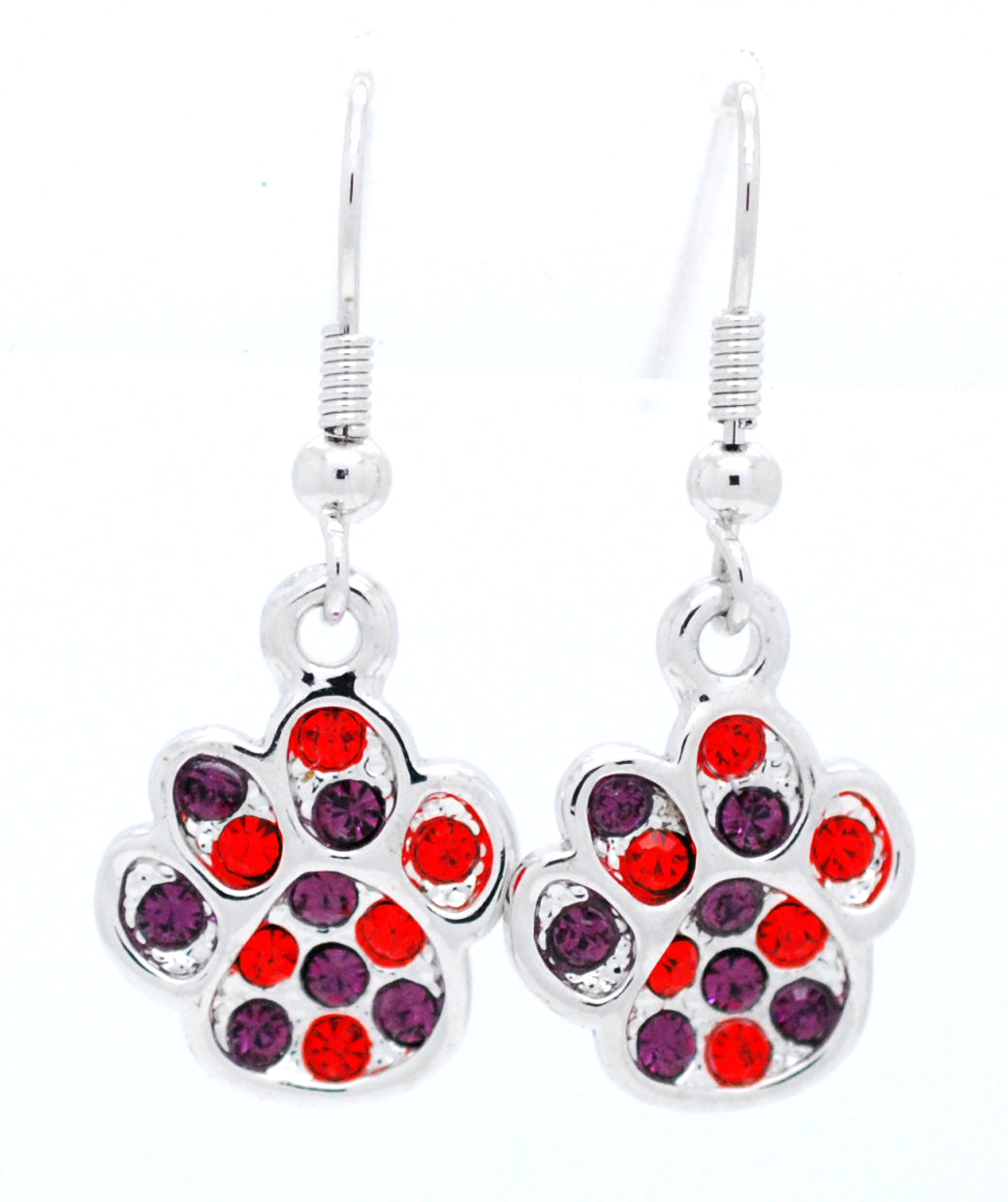 Paw Print Earrings New - DANGLE