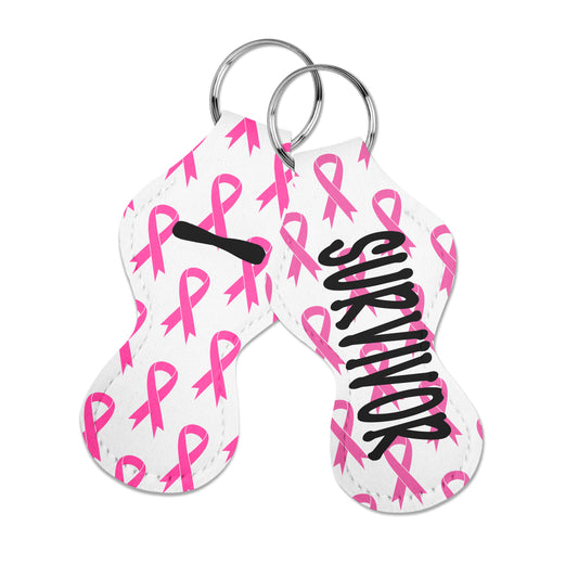 Pink Ribbon Chapstick Holder