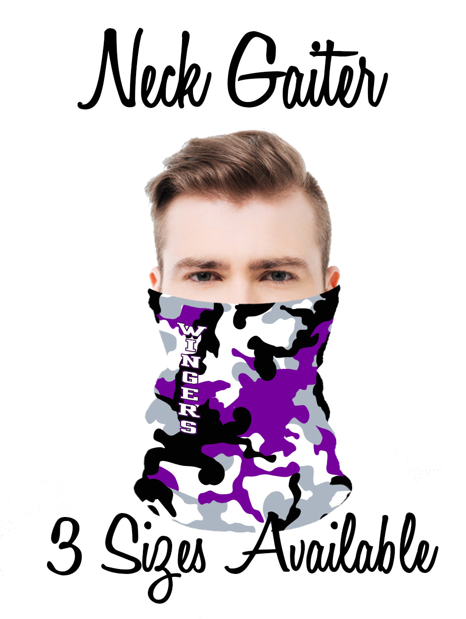 Neck Gaiter - Red Wing Camo Background - 2 Sizes Available