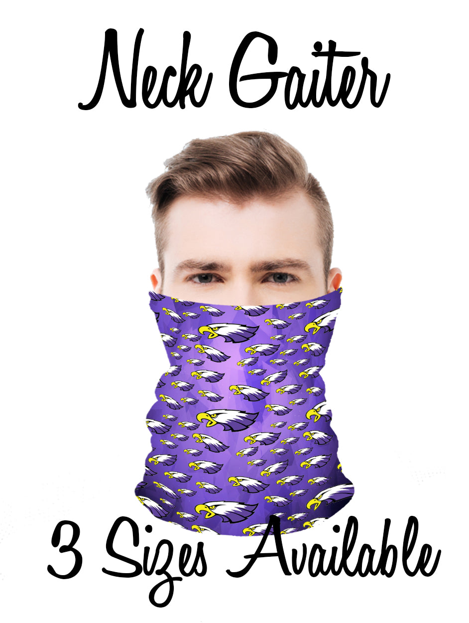 Neck Gaiter - Red Wing Logo on Prism Background - 2 Sizes Available