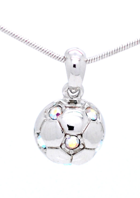 Soccer Ball Necklace - Half Ball