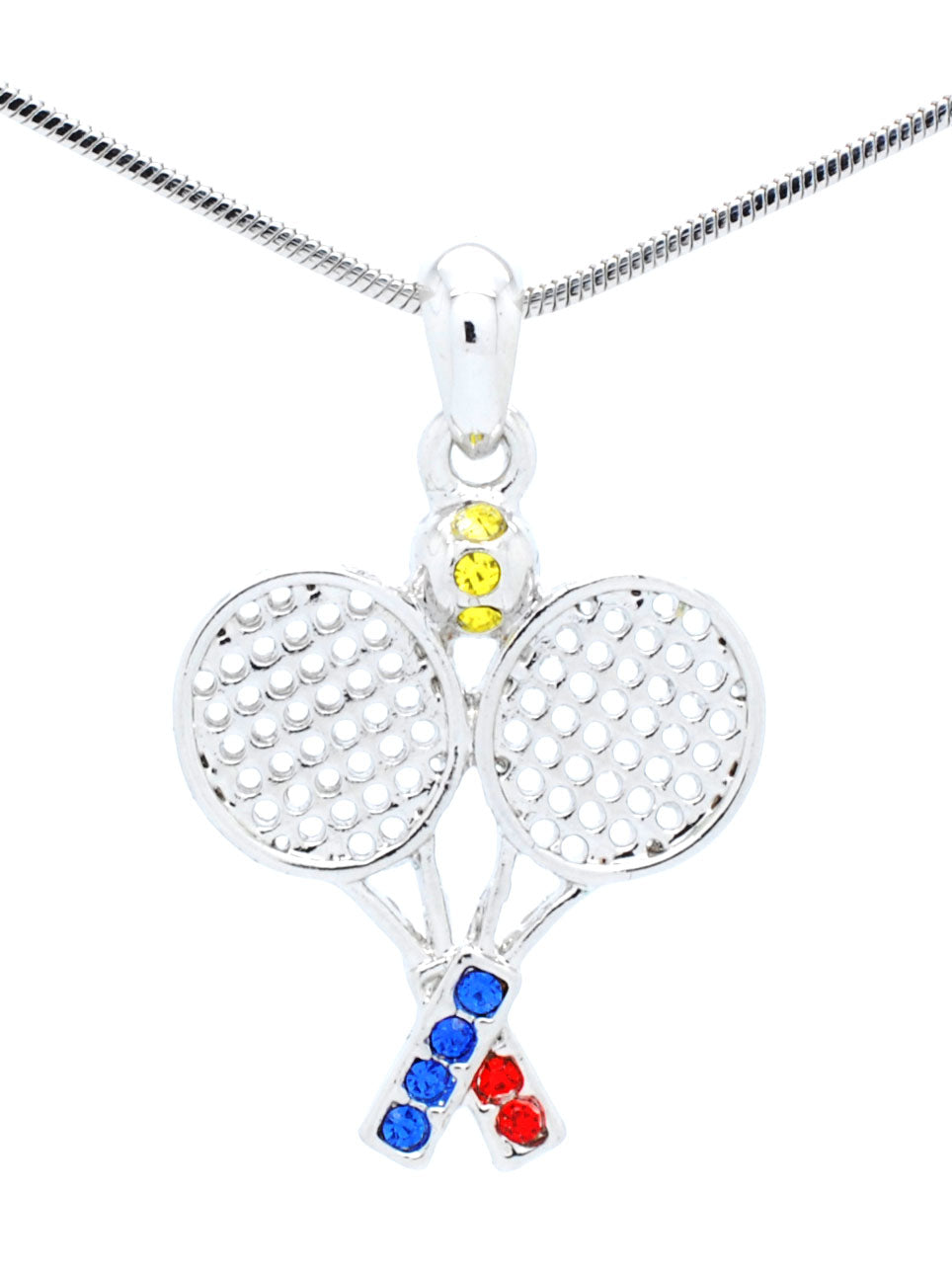 Tennis Racquet Necklace