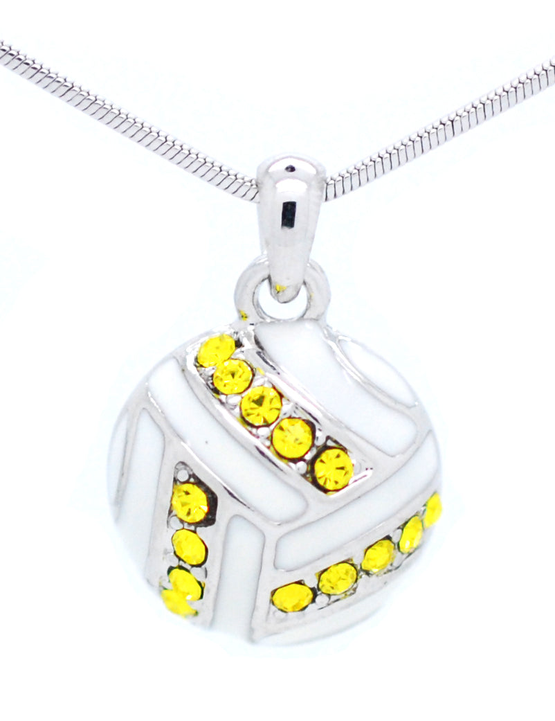 Volleyball Necklace - Single Digit