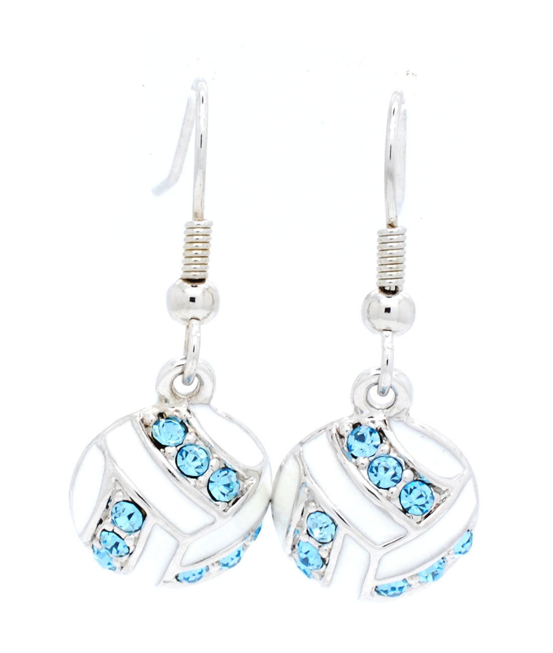 Volleyball Enamel Earrings - DANGLE