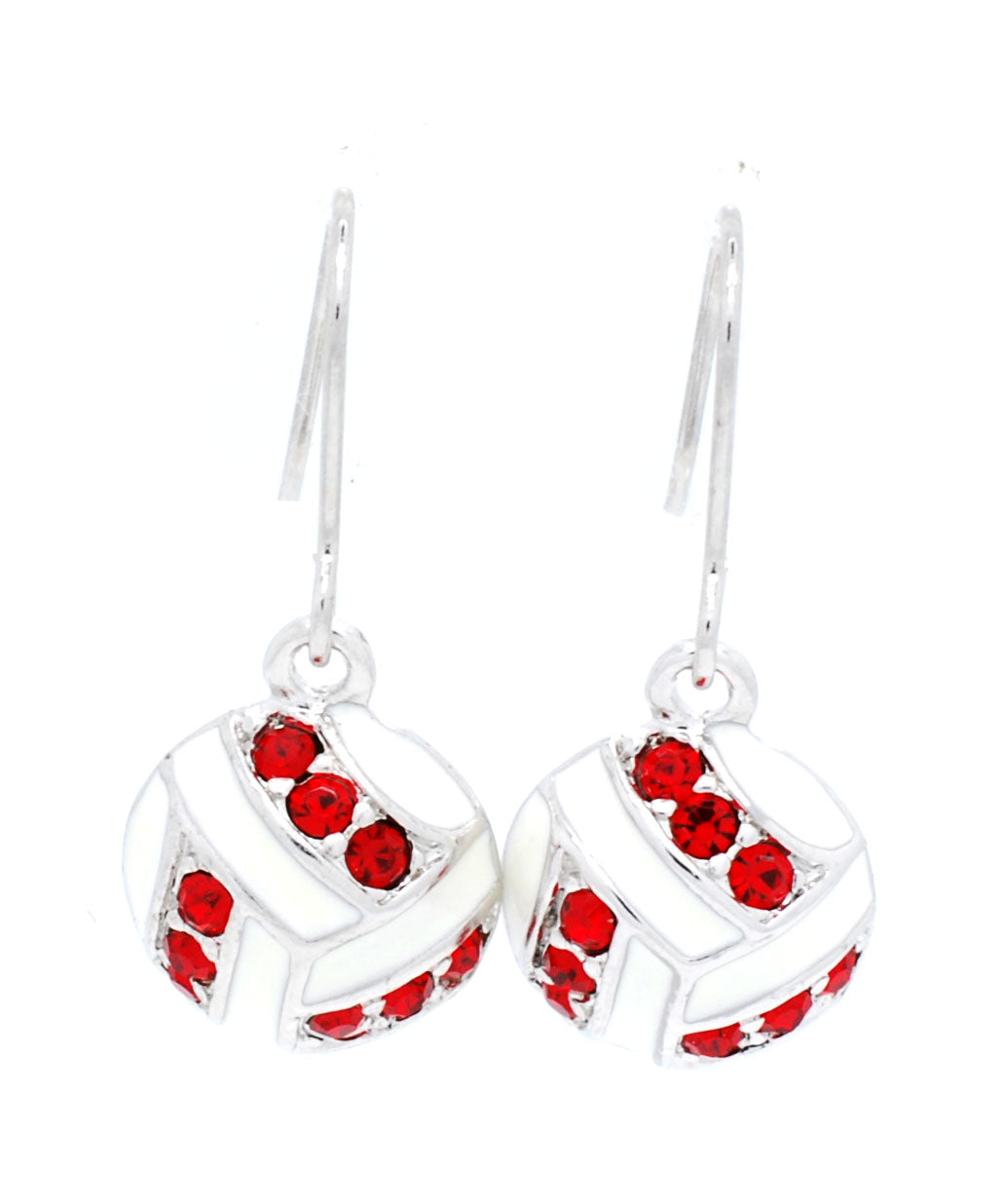 Volleyball Enamel Earrings - DANGLE