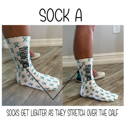 Personalized  Autism Crew Socks