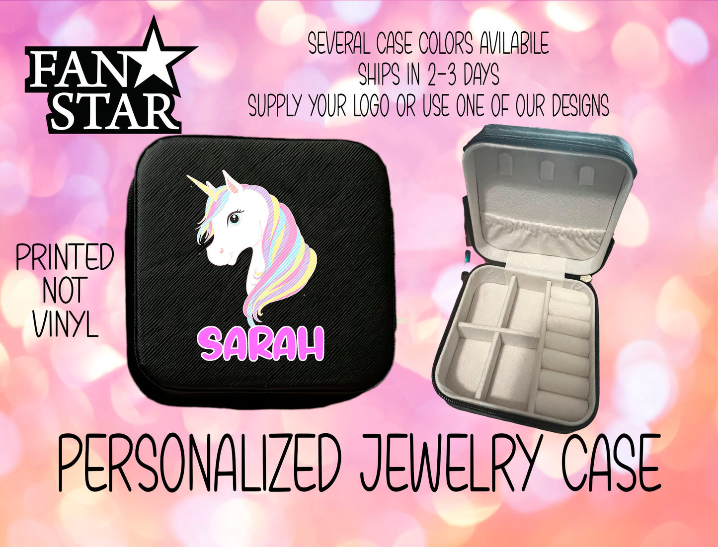 Personalized Unicorn Jewelry Box