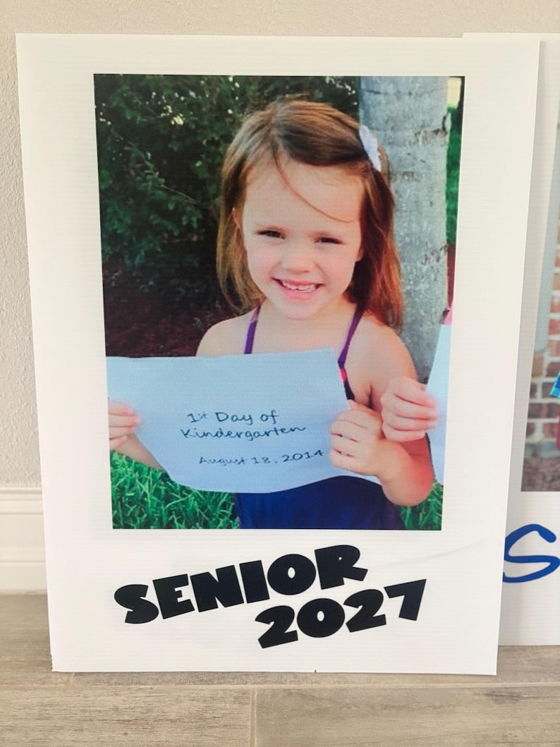 2027 senior night photo sign