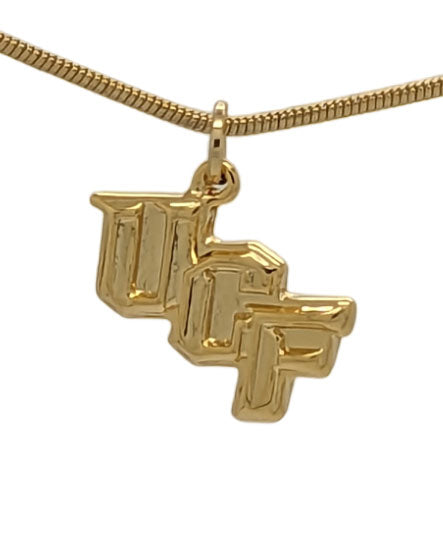 UCF Logo Necklace Gold