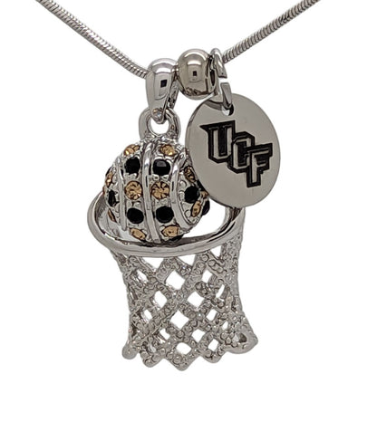 UCF Large Basketball Necklace