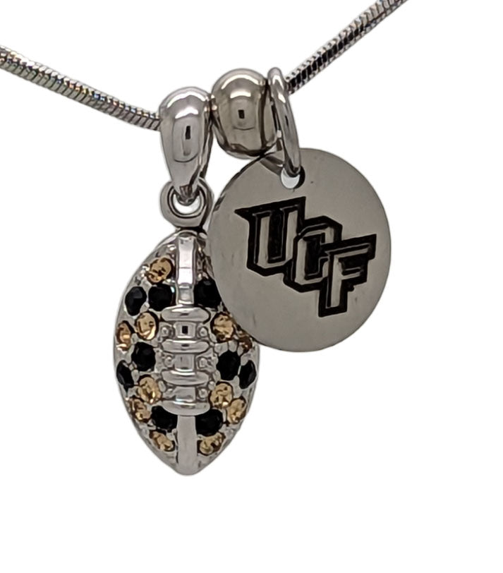 UCF Mini Football Necklace