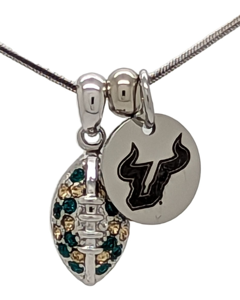 USF Mini Football Necklace