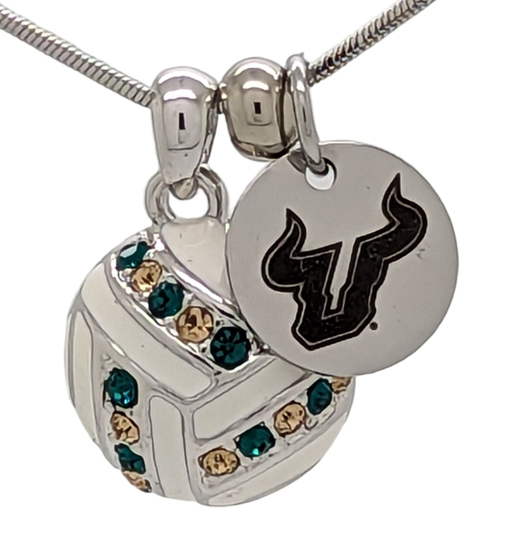 USF Volleyball Necklace