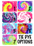 CUSTOM SEQUIN PILLOW - SOFTBALL - Tie Dye