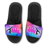 Handstand Custom Slides / Sandals - Watercolor
