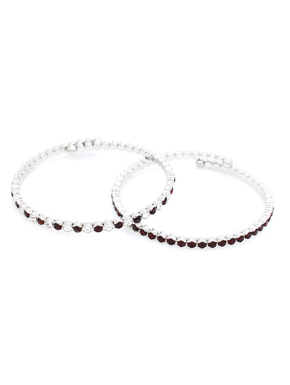 Deluxe Flex Bracelets - Crimson or Clear