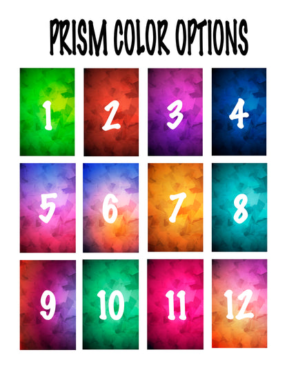 Personalized Prism Volleyball Crew Socks