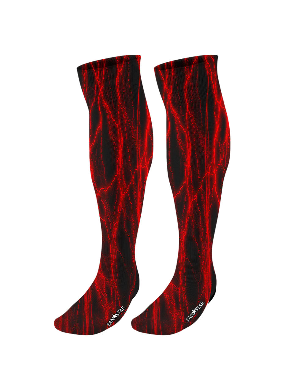 Lightning Style Knee High Socks