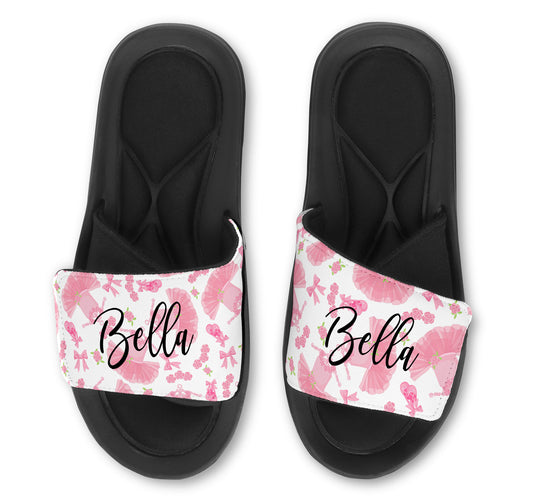 Ballet Tutu Slides - Customize with Your Name