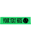 Custom BASEBALL / SOFTBALL Cotton Headband - Flat (Non Sparkle) Letters!